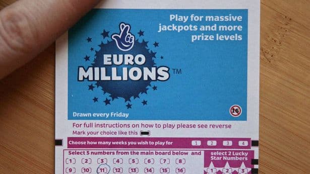 EuroMillions lottery balls for number generation