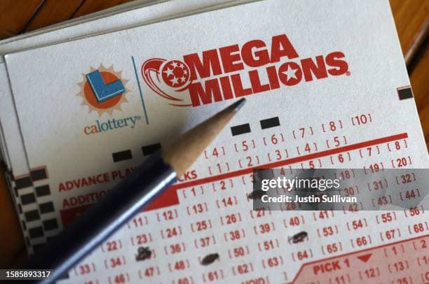 Mega Millions lottery balls for number generation